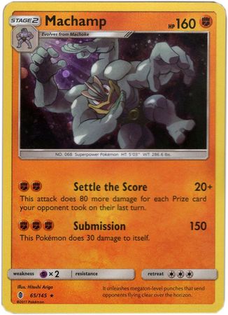 Machamp (65/145) (Cosmos Holo) [Sun & Moon: Guardians Rising] | Card Merchant Takapuna
