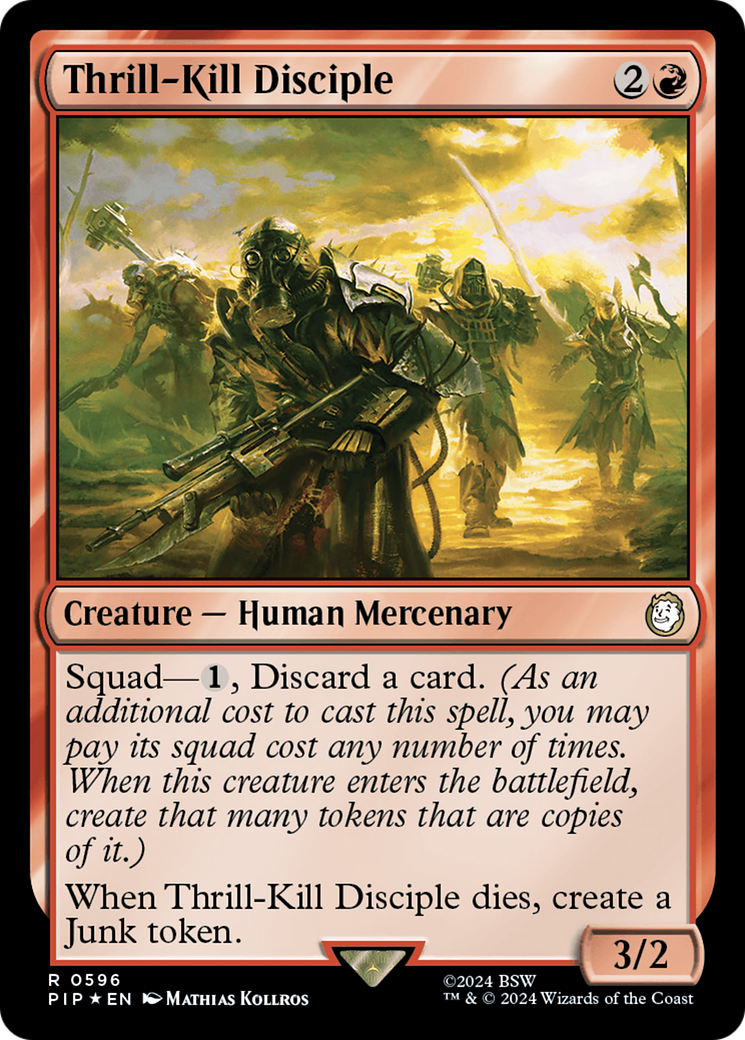 Thrill-Kill Disciple (Surge Foil) [Fallout] | Card Merchant Takapuna