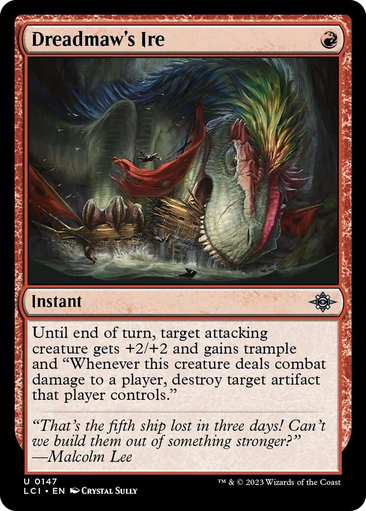 Dreadmaw's Ire [The Lost Caverns of Ixalan] | Card Merchant Takapuna