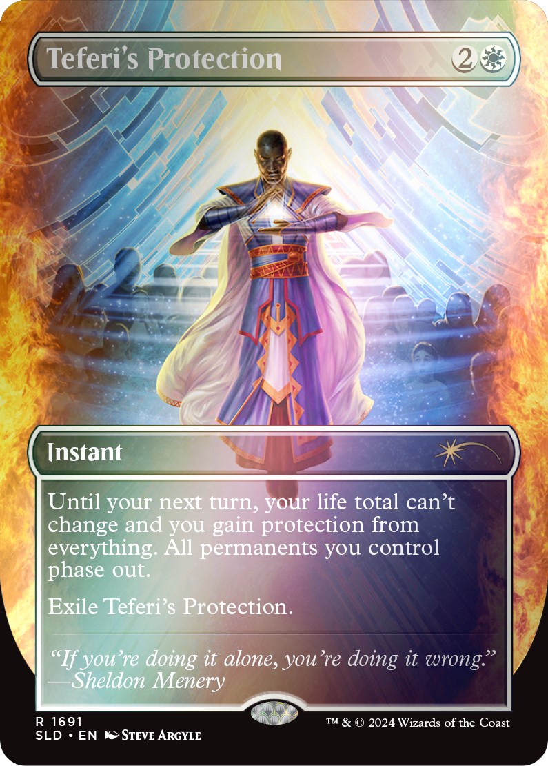 Teferi's Protection (1691) (Rainbow Foil) [Secret Lair Drop Series] | Card Merchant Takapuna