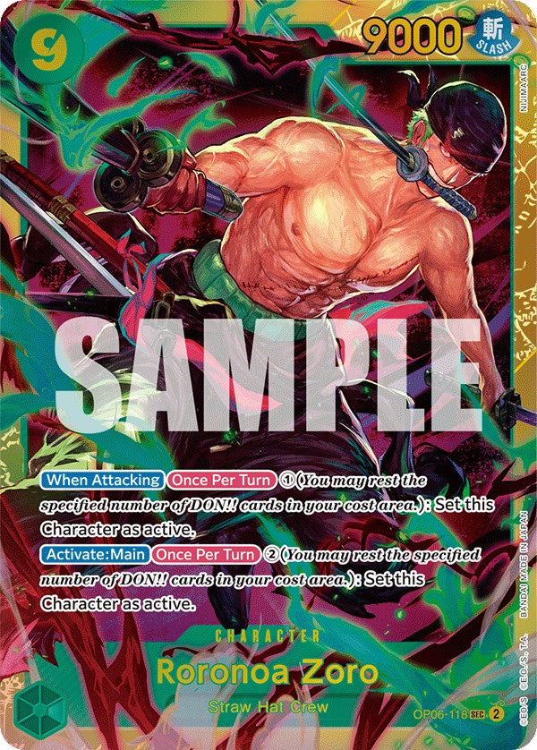 Roronoa Zoro [Wings of the Captain] | Card Merchant Takapuna