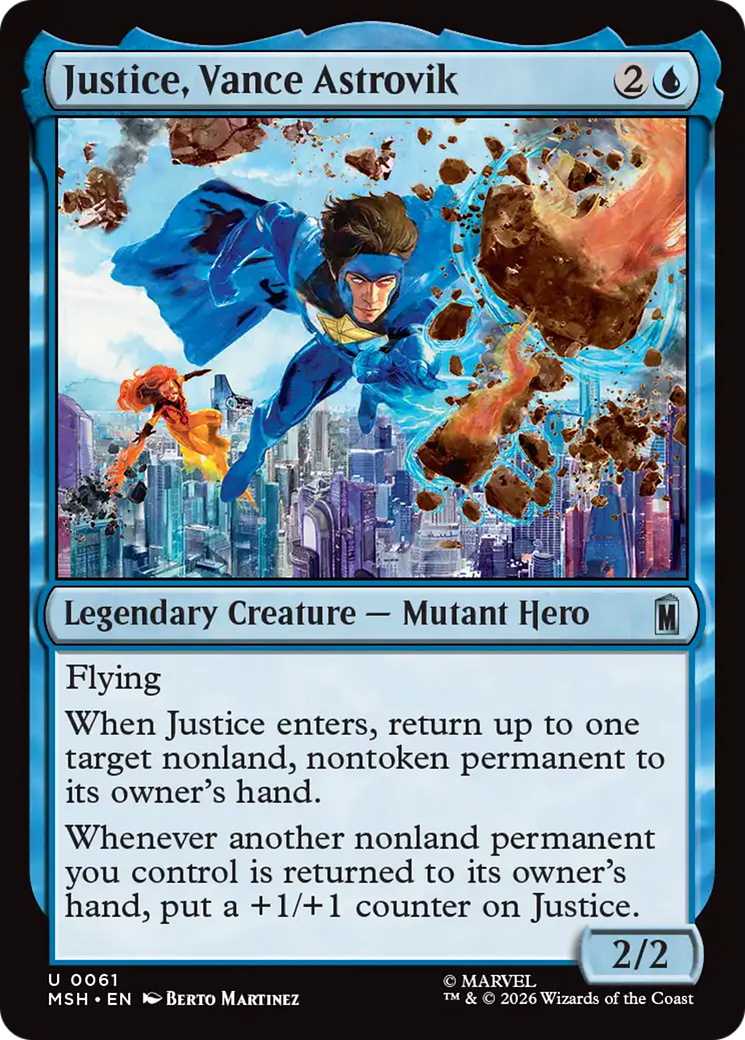 Justice, Vance Astrovik [Marvel Super Heroes] | Card Merchant Takapuna