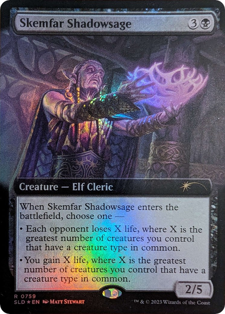 Skemfar Shadowsage (Extended Art) [Secret Lair Drop Series] | Card Merchant Takapuna