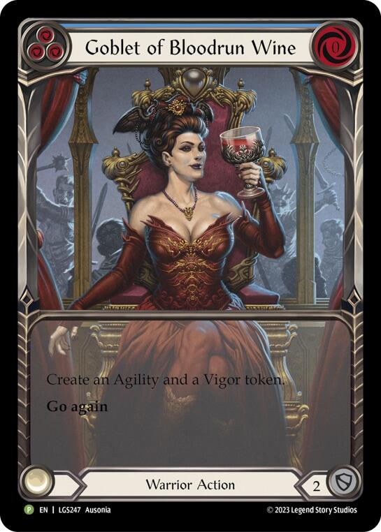 Goblet of Bloodrun Wine [LGS247] (Promo)  Rainbow Foil | Card Merchant Takapuna