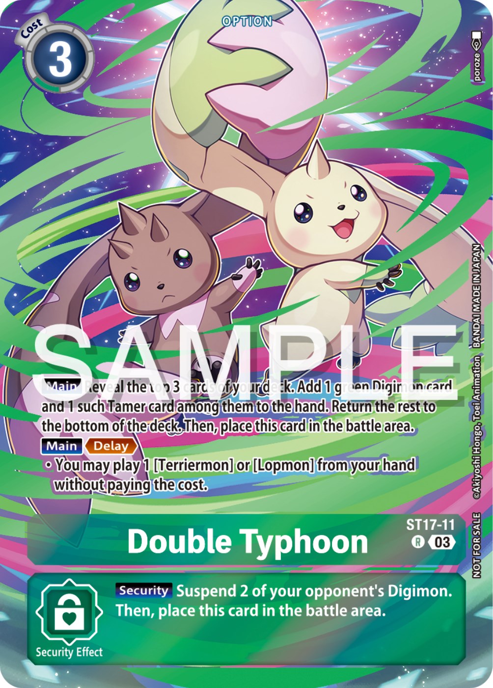 Double Typhoon [ST17-11] (Spring Break Event 2024) [Starter Deck: Double Typhoon Advanced Deck Set Promos] | Card Merchant Takapuna