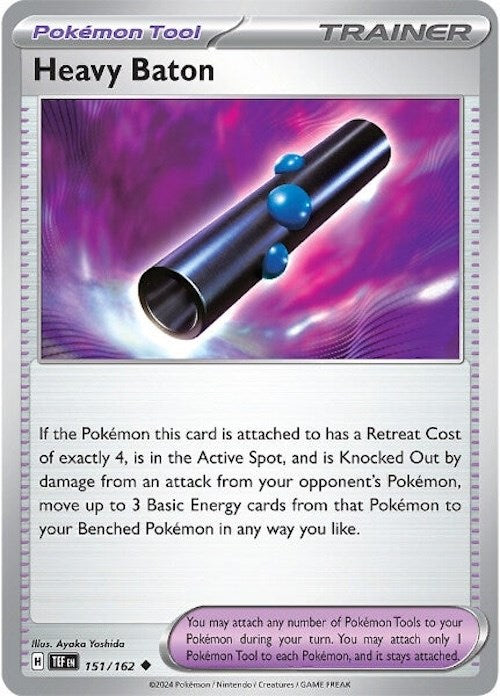 Heavy Baton (151/162) [Scarlet & Violet: Temporal Forces] | Card Merchant Takapuna
