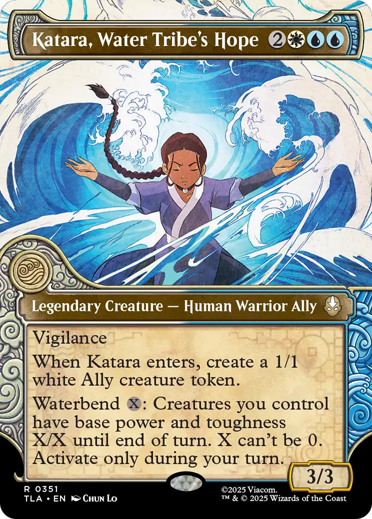 Katara, Water Tribe's Hope (Showcase) [Avatar: The Last Airbender] | Card Merchant Takapuna