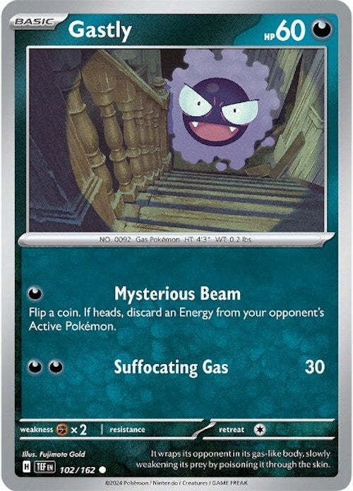 Gastly (102/162) [Scarlet & Violet: Temporal Forces] | Card Merchant Takapuna