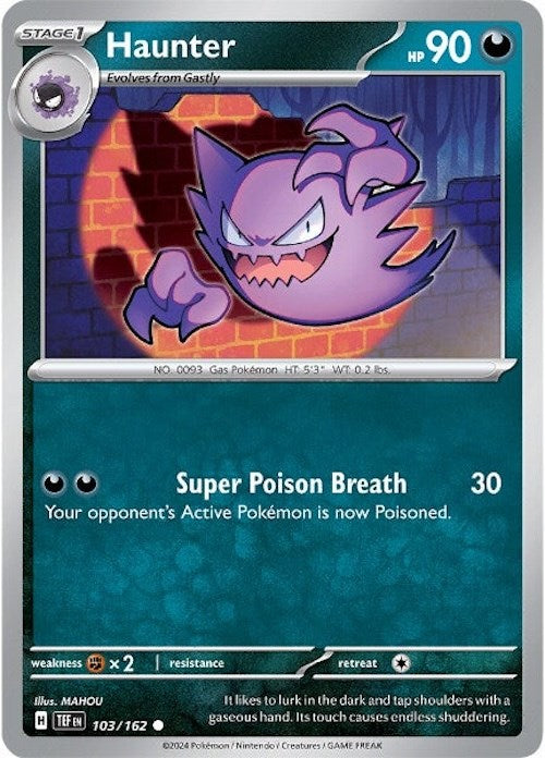 Haunter (103/162) [Scarlet & Violet: Temporal Forces] | Card Merchant Takapuna