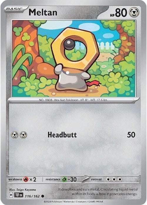 Meltan (116/162) [Scarlet & Violet: Temporal Forces] | Card Merchant Takapuna