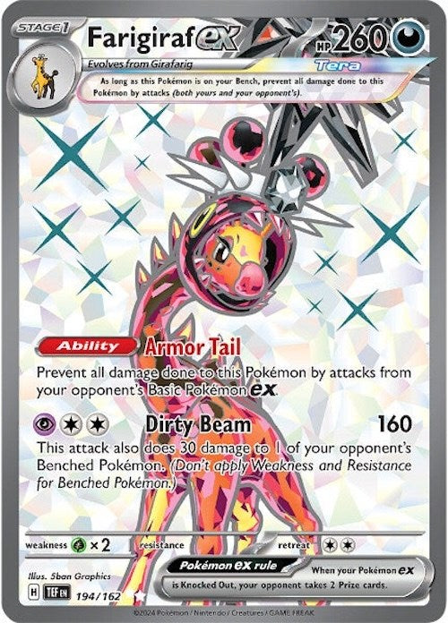 Farigiraf ex (194/162) [Scarlet & Violet: Temporal Forces] | Card Merchant Takapuna
