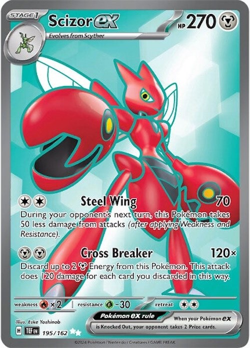 Scizor ex (195/162) [Scarlet & Violet: Temporal Forces] | Card Merchant Takapuna