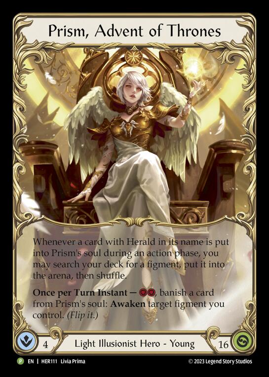 Prism, Advent of Thrones [HER111] (Promo)  Rainbow Foil | Card Merchant Takapuna