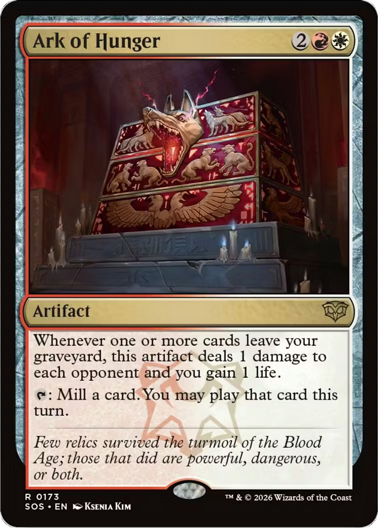 Ark of Hunger [Secrets of Strixhaven] | Card Merchant Takapuna