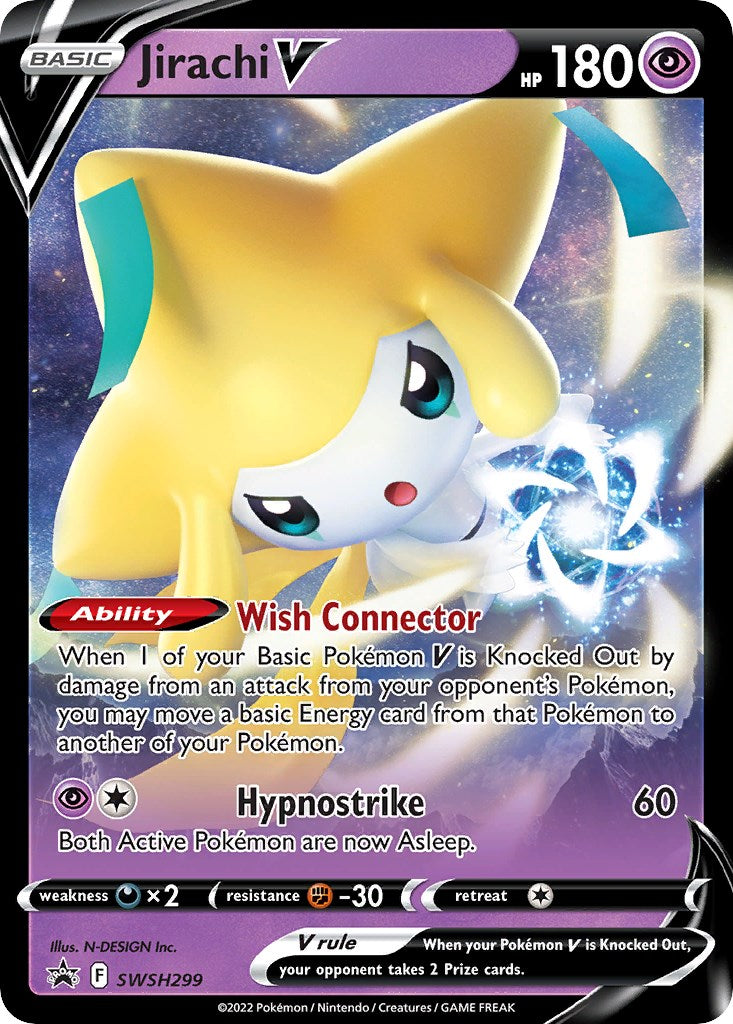 Jirachi V (SWSH299) [Sword & Shield: Black Star Promos] | Card Merchant Takapuna