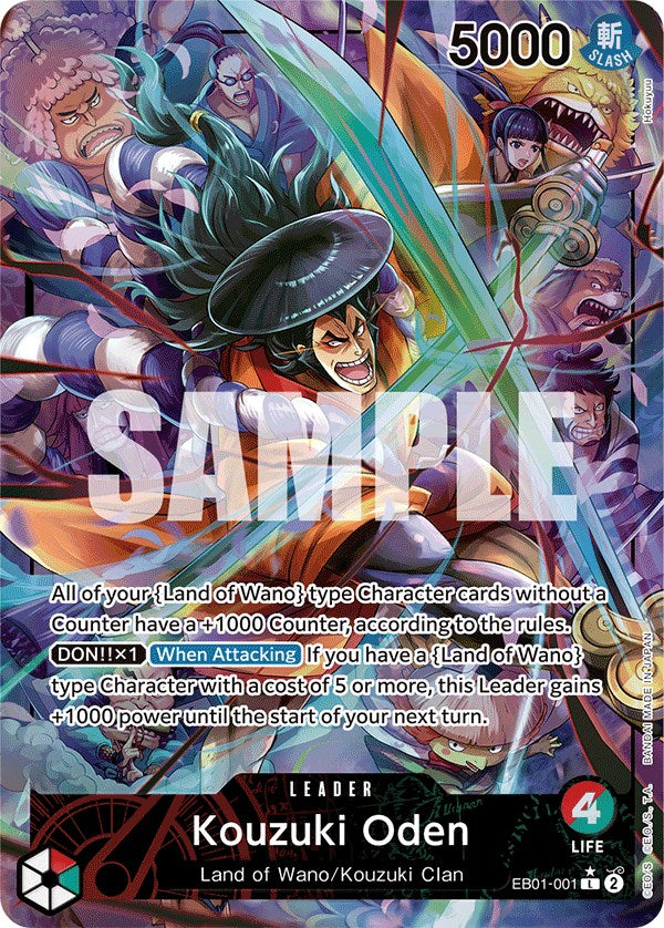 Kouzuki Oden (Alternate Art) [Extra Booster: Memorial Collection] | Card Merchant Takapuna