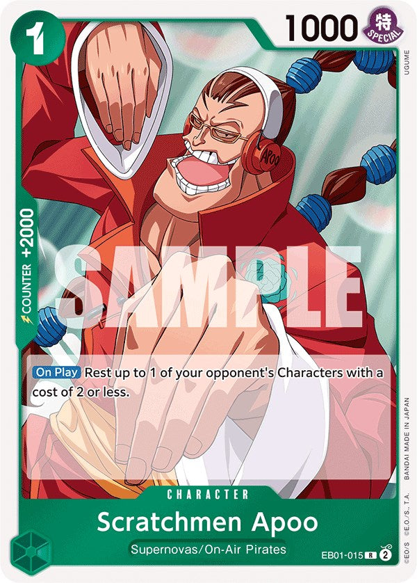 Scratchmen Apoo [Extra Booster: Memorial Collection] | Card Merchant Takapuna