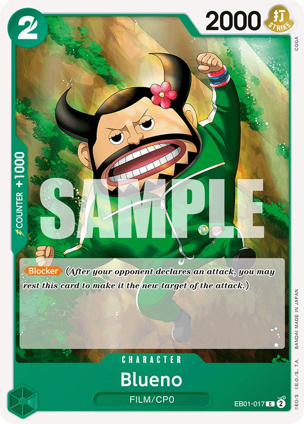 Blueno [Extra Booster: Memorial Collection] | Card Merchant Takapuna