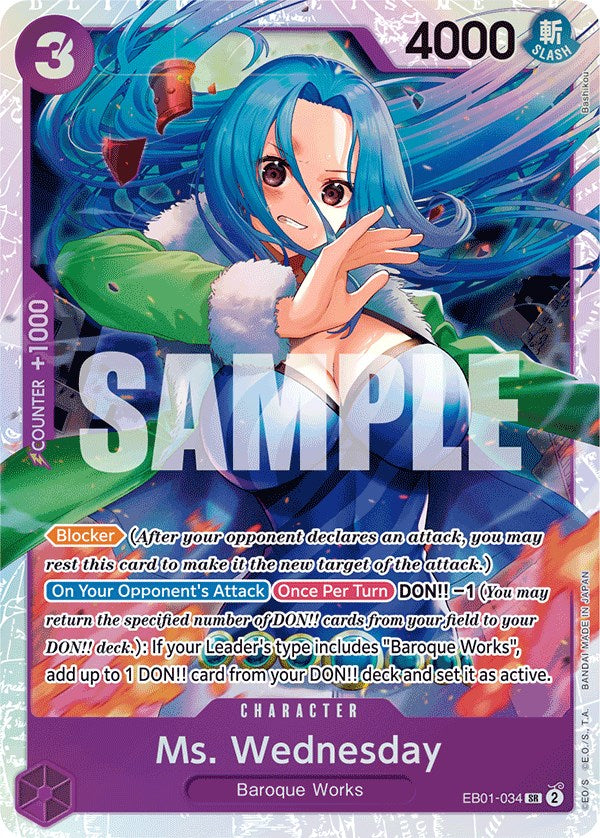 Ms. Wednesday [Extra Booster: Memorial Collection] | Card Merchant Takapuna