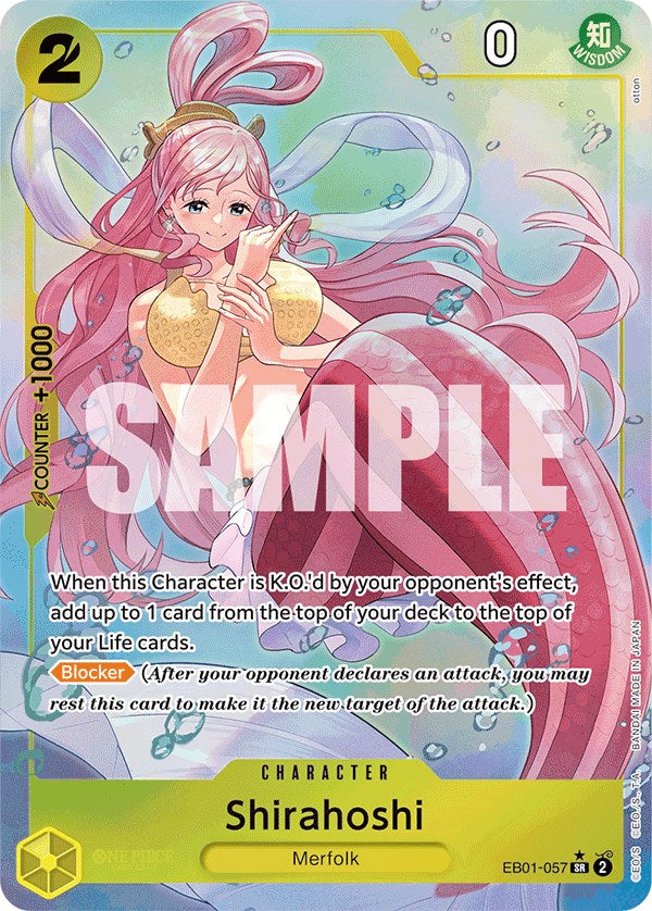 Shirahoshi (Alternate Art) [Extra Booster: Memorial Collection] | Card Merchant Takapuna