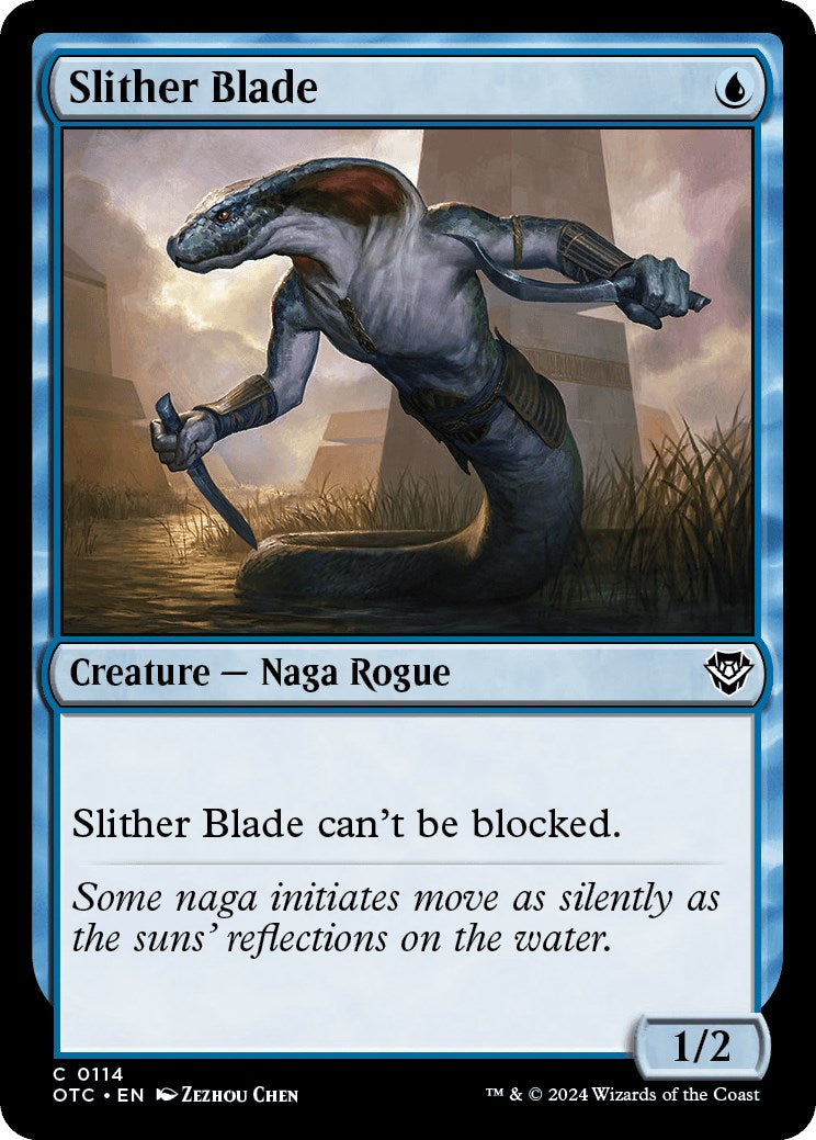 Slither Blade [Outlaws of Thunder Junction Commander] | Card Merchant Takapuna