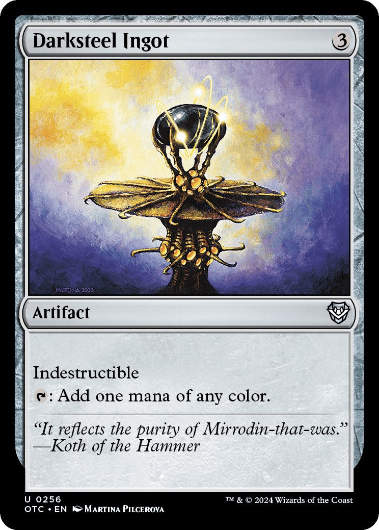 Darksteel Ingot [Outlaws of Thunder Junction Commander] | Card Merchant Takapuna