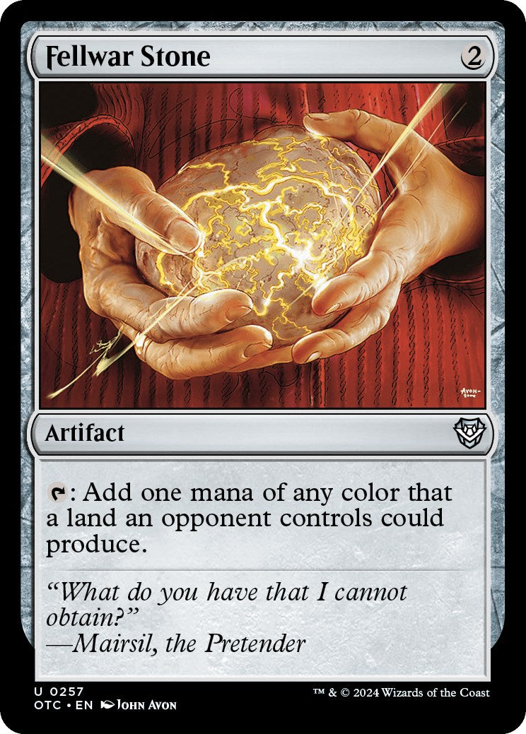 Fellwar Stone [Outlaws of Thunder Junction Commander] | Card Merchant Takapuna