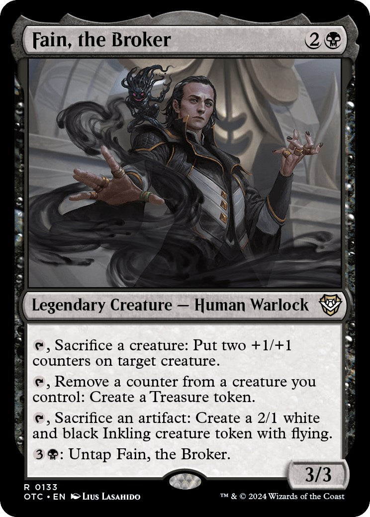 Fain, the Broker [Outlaws of Thunder Junction Commander] | Card Merchant Takapuna