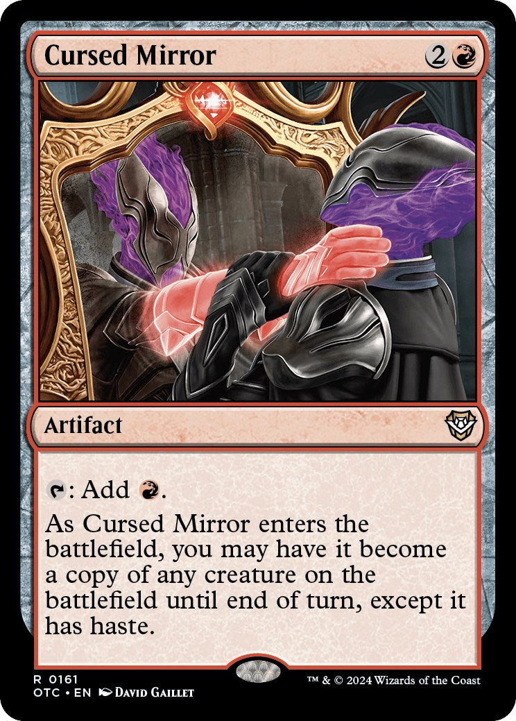 Cursed Mirror [Outlaws of Thunder Junction Commander] | Card Merchant Takapuna