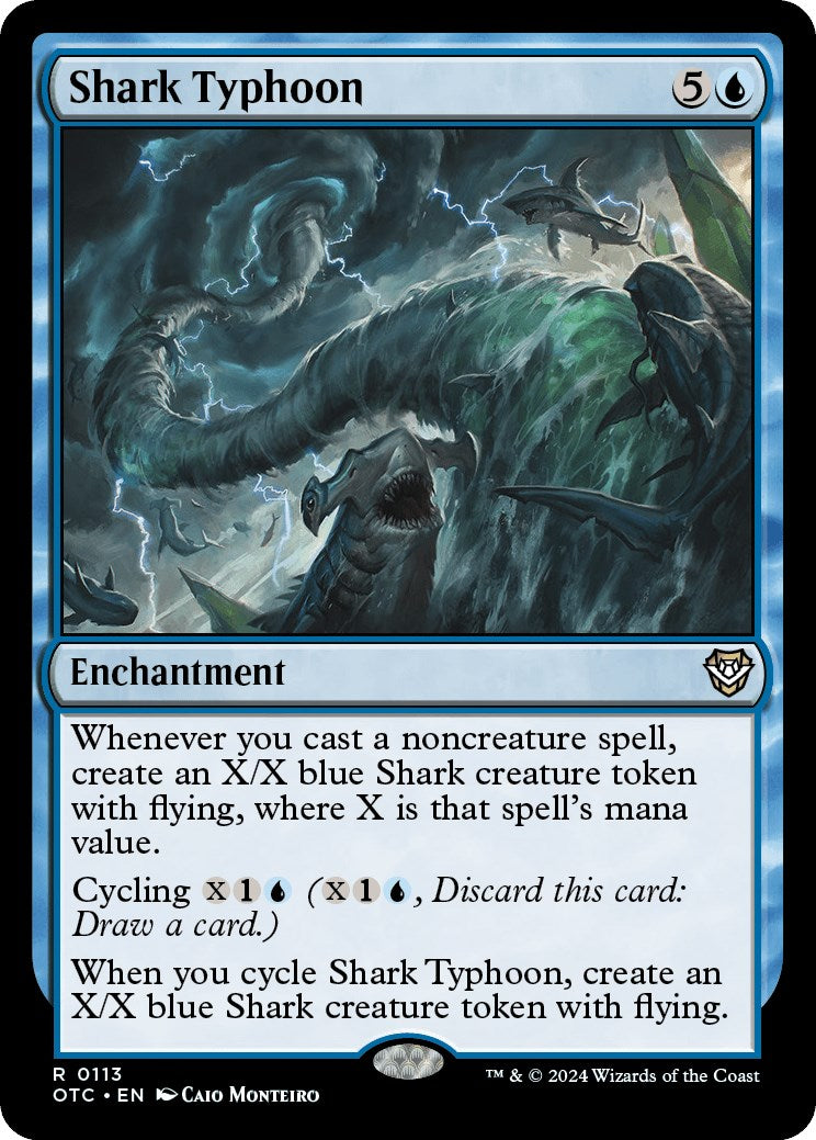 Shark Typhoon [Outlaws of Thunder Junction Commander] | Card Merchant Takapuna