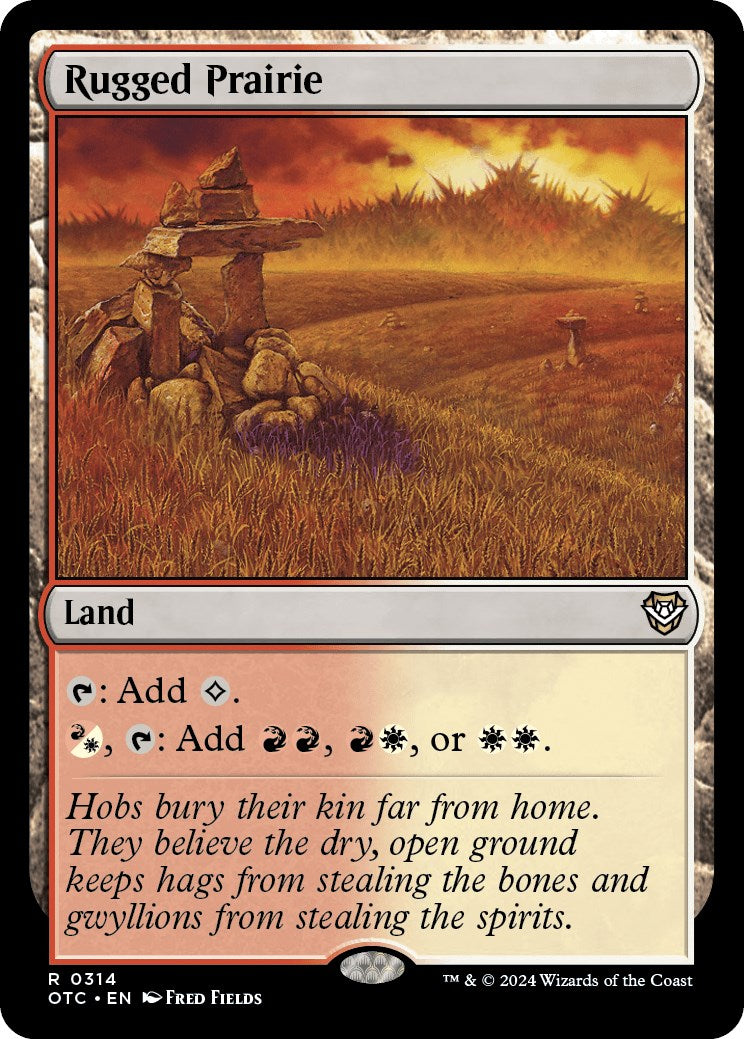 Rugged Prairie [Outlaws of Thunder Junction Commander] | Card Merchant Takapuna