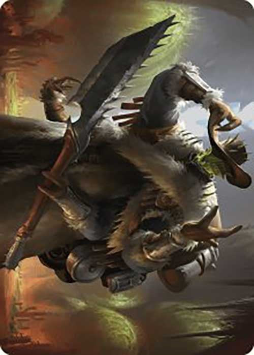 Hardbristle Bandit Art Card [Outlaws of Thunder Junction Art Series] | Card Merchant Takapuna