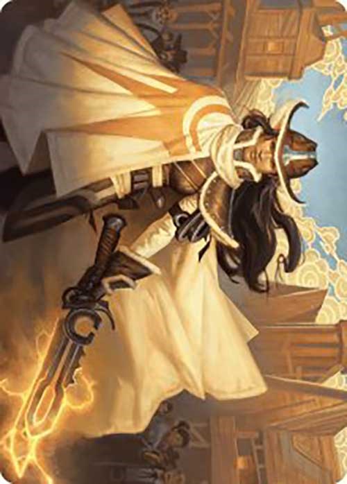 Omenport Vigilante Art Card [Outlaws of Thunder Junction Art Series] | Card Merchant Takapuna