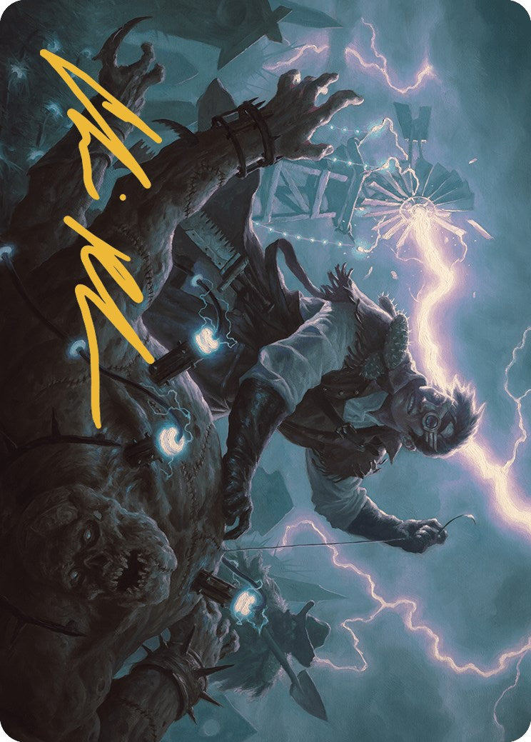 Geralf, the Fleshwright Art Card (Gold-Stamped Signature) [Outlaws of Thunder Junction Art Series] | Card Merchant Takapuna