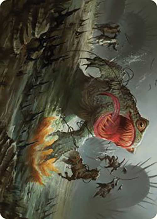 The Gitrog, Ravenous Ride Art Card [Outlaws of Thunder Junction Art Series] | Card Merchant Takapuna