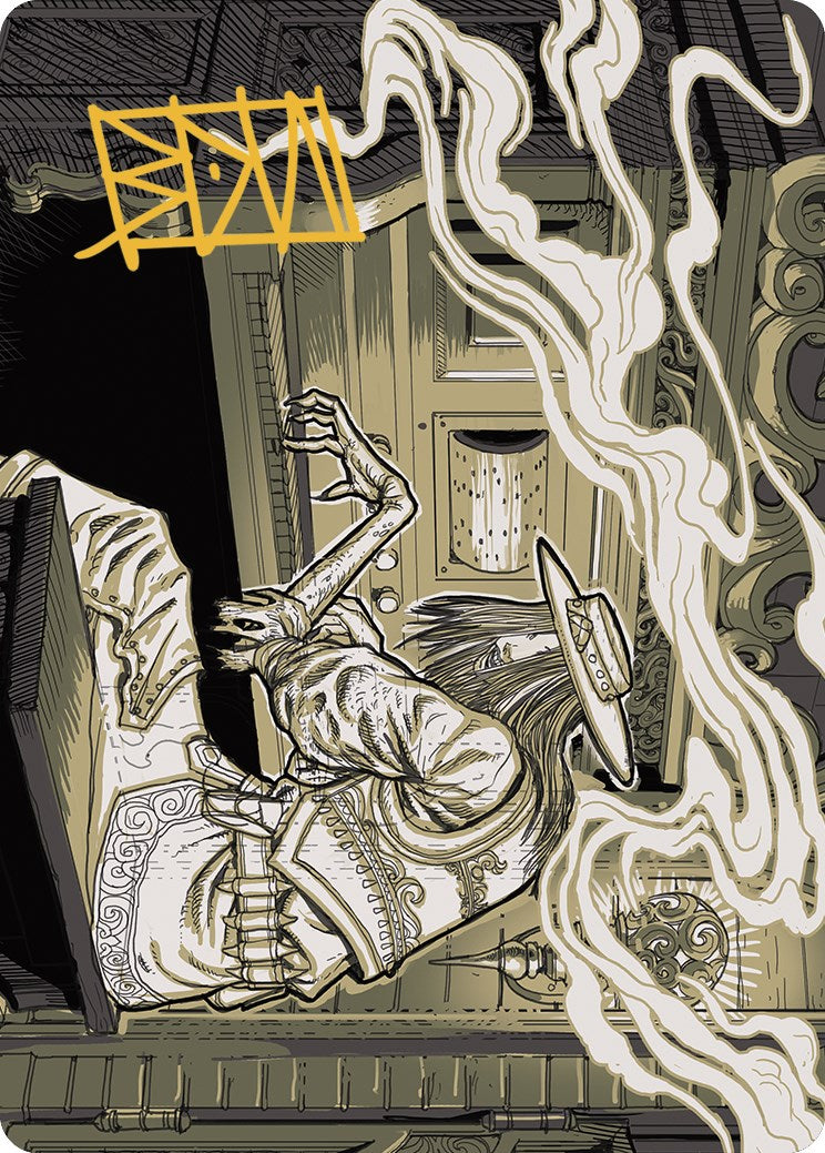 Vanishing Verse Art Card (Gold-Stamped Signature) [Outlaws of Thunder Junction Art Series] | Card Merchant Takapuna