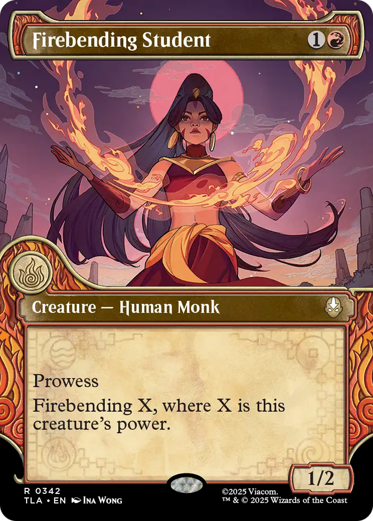 Firebending Student (Showcase) [Avatar: The Last Airbender] | Card Merchant Takapuna