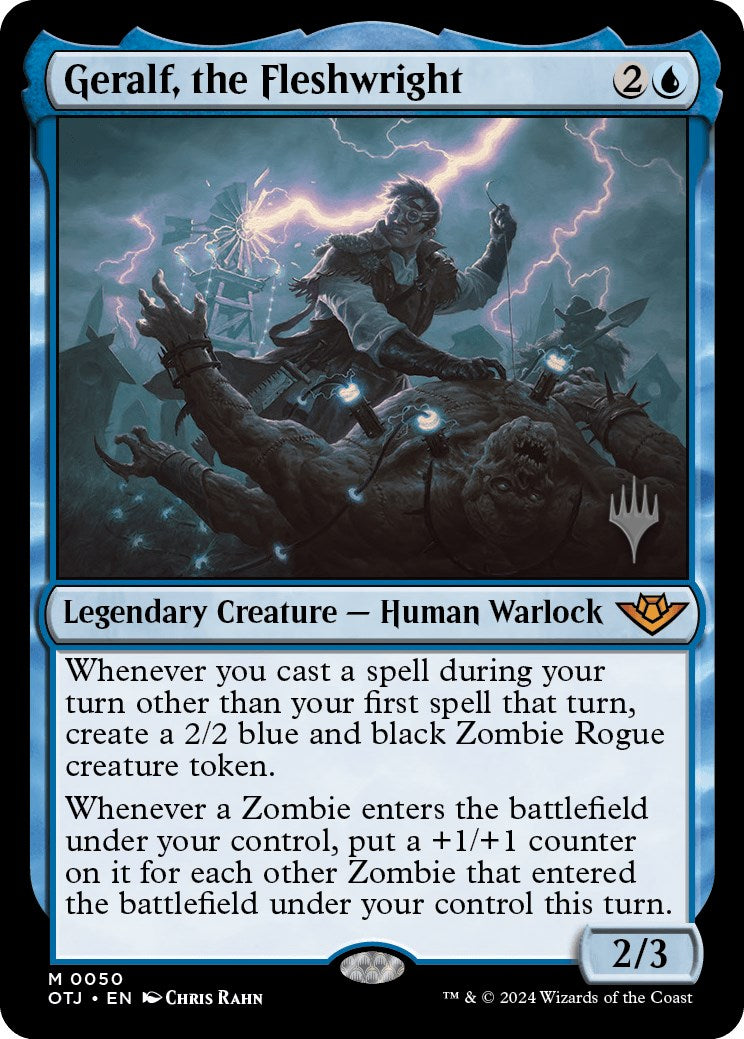 Geralf, the Fleshwright (Promo Pack) [Outlaws of Thunder Junction Promos] | Card Merchant Takapuna