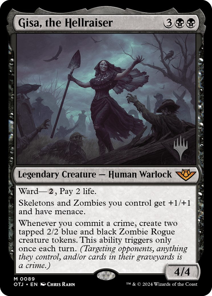 Gisa, the Hellraiser (Promo Pack) [Outlaws of Thunder Junction Promos] | Card Merchant Takapuna