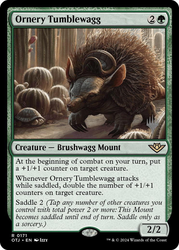Ornery Tumblewagg (Promo Pack) [Outlaws of Thunder Junction Promos] | Card Merchant Takapuna