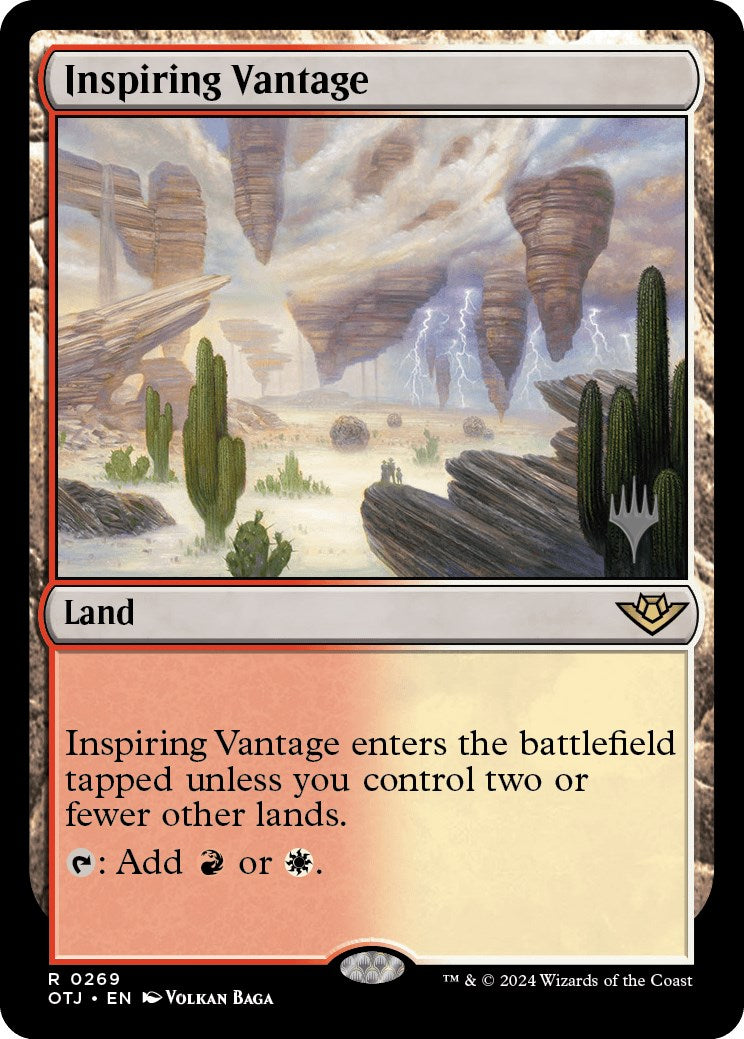 Inspiring Vantage (Promo Pack) [Outlaws of Thunder Junction Promos] | Card Merchant Takapuna
