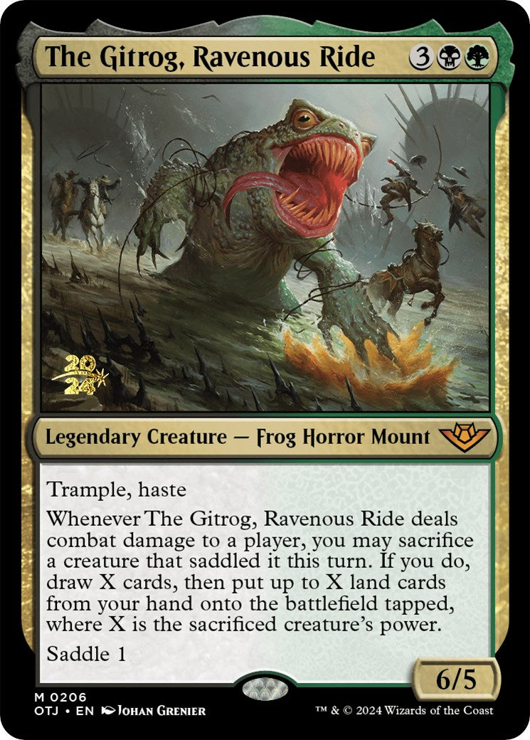 The Gitrog, Ravenous Ride [Outlaws of Thunder Junction Prerelease Promos] | Card Merchant Takapuna