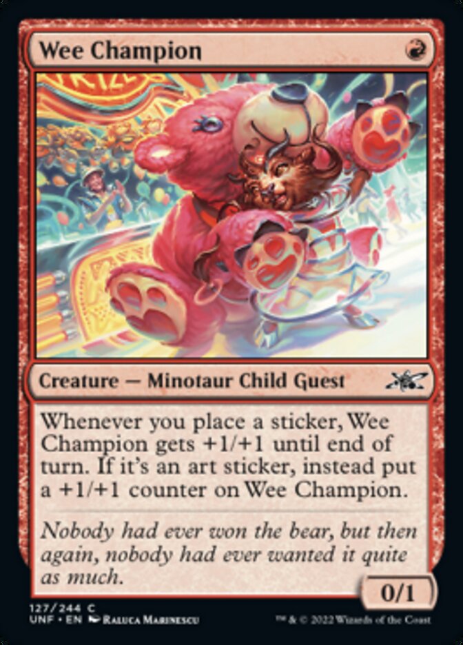 Wee Champion [Unfinity] | Card Merchant Takapuna