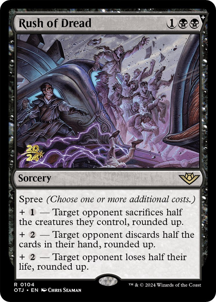 Rush of Dread [Outlaws of Thunder Junction Prerelease Promos] | Card Merchant Takapuna