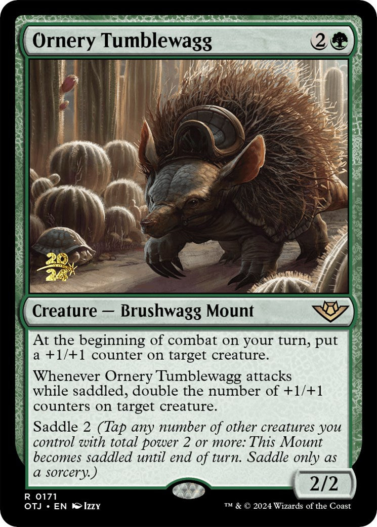 Ornery Tumblewagg [Outlaws of Thunder Junction Prerelease Promos] | Card Merchant Takapuna