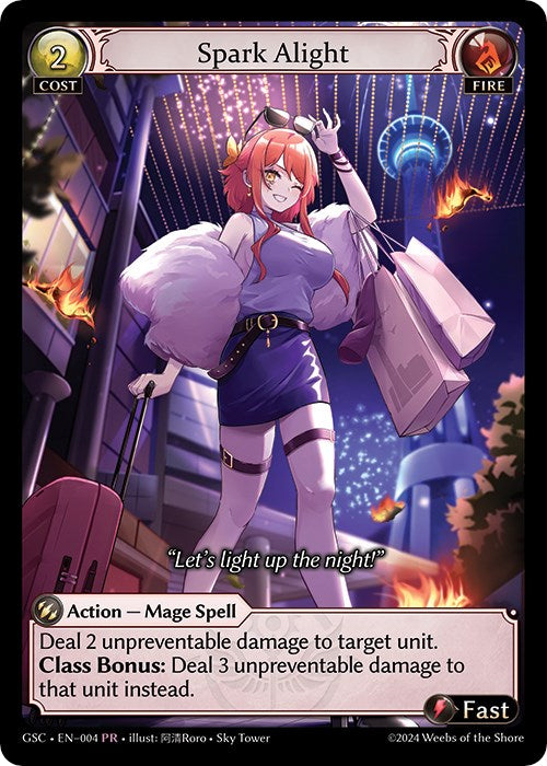 Spark Alight (004) [Promotional Cards] | Card Merchant Takapuna