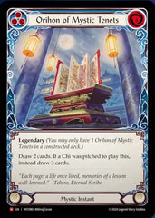 Orihon of Mystic Tenets [MST080] (Part the Mistveil)  Rainbow Foil | Card Merchant Takapuna