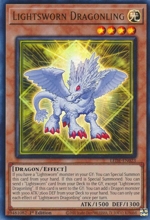 Lightsworn Dragonling [LEDE-EN023] Ultra Rare | Card Merchant Takapuna