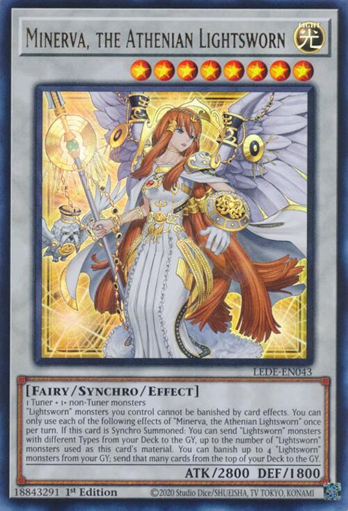 Minerva, the Athenian Lightsworn [LEDE-EN043] Ultra Rare | Card Merchant Takapuna