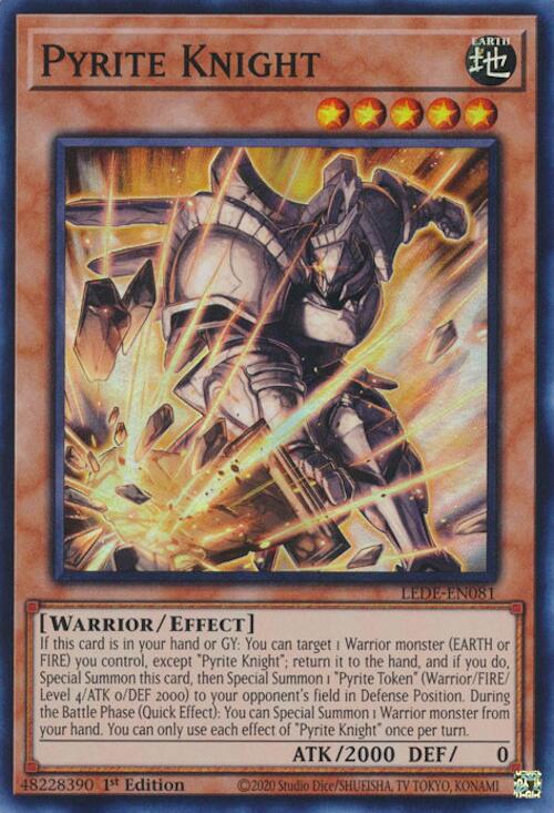 Pyrite Knight [LEDE-EN081] Super Rare | Card Merchant Takapuna